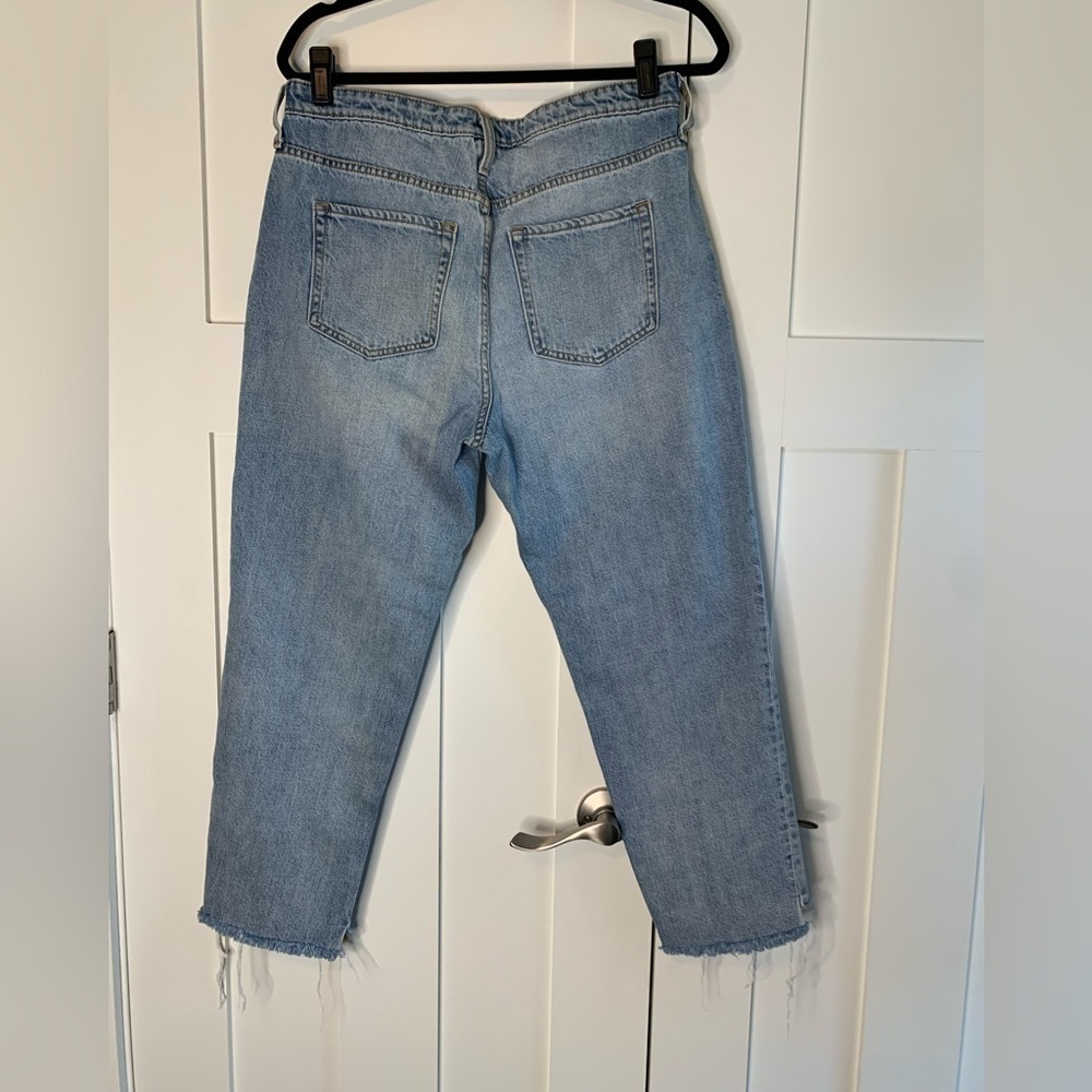 GAP Vintage High Rise Raw Hem Jeans Size 10 - Picture 7 of 11